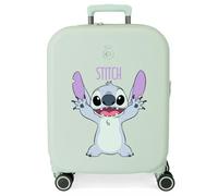 Joumma Disney Playful - Valigia da cabina verde, 40 x 55 x 20 cm, rigida 2,74 kg, chiusura TSA integrata in ABS 2,74 kg, 37 l, estensibile bagaglio a mano