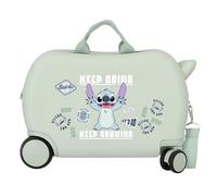 Joumma Disney Stitch Keep Going Valigia per bambini verde 45 x 31 x 20 cm Rigido 1,8 kg ABS 1,8 kg 24,6 L Bagaglio a mano