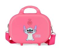 Joumma Disney Stitch Playfull Valigia per bambini Valigia rigida ABS Chiusura TSA 4 Ruote Bagagli a Mano, fucsia, Taglia unica per tutti