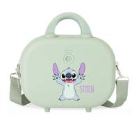 Joumma Disney Stitch Playfull Valigia per bambini Valigia rigida ABS Chiusura TSA 4 Ruote Bagagli a Mano, Menta, Taglia unica per tutti