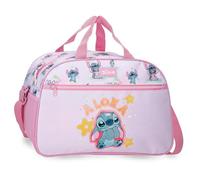 Joumma Disney Stitch You & Me Borsa da Viaggio Malva 40x28x22 cm Poliestere