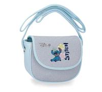 Joumma Disney Tiki Stitch Tracolla con patta Denim 16x14x5 cm PU e poliestere