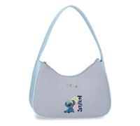 Joumma Disney Tiki Stitch Tracolla Piccola Denim 24x13x6 cm PU e Poliestere