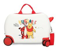 Joumma Disney Winnie The Pooh 2 Valigia per bambini Bianco 45 x 31 x 20 cm Rigido 1,8 kg Chiusura a combinazione laterale ABS 1,8 kg 27,9 L Bagaglio a mano, bianco, Taglia unica, Valigia per bambini