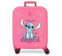 Joumma Disney You Are Magical Valigia da cabina Fucsia 40 x 55 x 20 cm Rigida 2,74 kg Chiusura TSA integrata ABS 2,74 kg 37 L estensibile bagaglio a mano