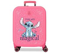 Joumma Disney You Are Magical Valigia da Cabina Fucsia 40 x 55 x 20 cm Rigida 3,22 kg Chiusura TSA integrata ABS 3,22 kg 37L Bagaglio a mano