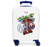 Joumma Marvel Avengers Attack Valigia da cabina bianca 33 x 50 x 20 cm Rigido 2 kg Chiusura a combinazione laterale ABS 2 kg 28,4 L Bagaglio a mano