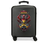 Joumma Marvel Deadpool & Wolverine Valigia da cabina nera 38 x 55 x 20 cm Rigido 2 kg Chiusura a combinazione laterale ABS 2 kg 34 L Bagaglio a mano, Nero, Taglia unica, Valigia cabina