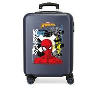 Graffity Of Spiderman Trolley Abs 55 Cm 4 Ruote Blu Marino