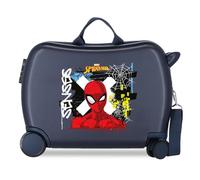 Graffity Of Spiderman Trolley Da Viaggio Cavalcabile Abs 50 cm 4 Ruote Blu Marino