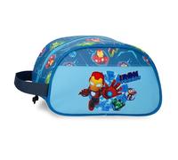 Joumma Marvel Iron Friends Nececer Adattabile Blu 24x14x10 cm Poliestere 3,36L