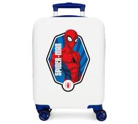 Joumma Marvel Spiderman Geo Valigia da cabina bianca 33 x 50 x 20 cm Rigida 2 kg Chiusura a combinazione laterale ABS 2 kg 33 L Bagaglio a mano, bianco, Taglia unica, Valigia cabina