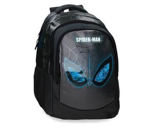 Joumma Marvel Spiderman Is Watching Us Zaino Scolastico Doppio Scomparto Laptop 15,6 Pollici Nero 34x46x21 cm PVC 32,84L
