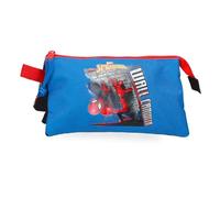 Joumma Marvel Spiderman Wall Crawler Astuccio Triplo Nero 22x12x5 cm Poliestere