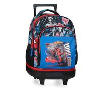 Joumma Marvel Spiderman Wall Crawler Zaino Compatto 2 Ruote Nero 32x45x21 cm Poliestere