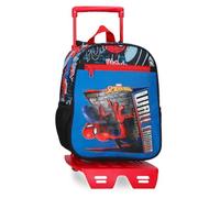 Joumma Marvel Spiderman Wall Crawler Zaino da Passeggiata Nero 23x28x10 cm Poliestere 6,44L