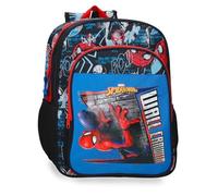 Joumma Marvel Spiderman Wall Crawler Zaino Scuola Nero 30x40x13 cm Poliestere 15,6L
