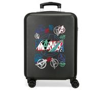 Joumma Marvel Spidey Team Up - Valigia da cabina blu 38 x 55 x 20 cm, con serratura a combinazione in ABS rigido, 35 l, 2 kg, 4 ruote doppie, bagaglio a mano, blu, Blu, 38 x 55 x 20 cm, Valigia Cabina