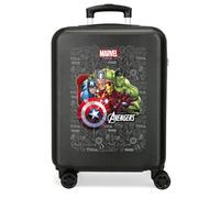Joumma Marvel Team Avengers Valigia da cabina nera 38 x 55 x 20 cm Rigido 2 kg Chiusura a combinazione laterale ABS 2 kg 35 L Bagaglio a mano