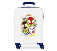 Joumma Marvel Team Spidey Valigia da cabina bianca 38 x 55 x 20 cm Rigido 2 kg Chiusura a combinazione laterale ABS 2 kg 35 L Bagaglio a mano, bianco, Taglia unica, Valigia cabina