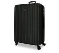 Joumma Movom Timber Valigia Grande Nero 53x78x31 cm Rigida ABS Lucchetto combinazione Integrato 108L 4,2kg 4 ruote doppie