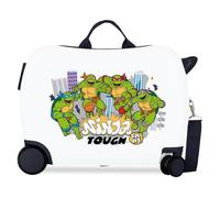 Joumma Nickelodeon Ninja Attack Valigia per bambini Bianco 50 x 38 x 20 cm Rigido 1,8 kg Chiusura a combinazione laterale ABS 1,8 kg 38 L Bagaglio a mano, bianco, Taglia unica, Valigia per bambini
