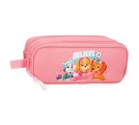 Joumma Paw Patrol Paw Patrol Believe in Yourself Astuccio doppio rosa 23 x 9 x 7 cm Poliestere 1,45 L, Rosa, Taglia unica, Astuccio doppio
