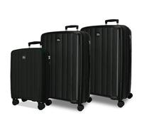 Roll Road Roll Road Acadia Set di valigie, taglia unica, Nero, Talla única, Set di valigie