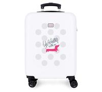 Joumma Roll Road Teckel Valigia da cabina multicolore, 38 x 55 x 20 cm, rigida 2 kg, chiusura a combinazione laterale, ABS, 2 kg, 35 l, bagaglio a mano, multicolore, Taglia unica, Valigia cabina