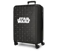 Joumma Star Wars Black Valigia media nera 48 x 65 x 27 cm rigida 3,5 kg Chiusura TSA integrata ABS 3,5 kg 72 L estensibile