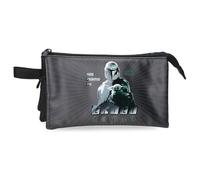 Joumma Star wars His Name Is Grogu Astuccio Triplo Nero 22x12x5 cm PVC