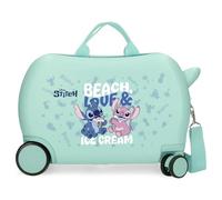 Joumma - Valigia per bambini Disney Beach&Love, 50 x 38 x 20 cm, rigida in ABS, chiusura a combinazione laterale, 34 l, 2,1 kg, 2 ruote doppie, bagaglio a mano