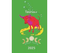 Journal 2025: Taurus Zodiac sign A5 size single lined ruled journaling planner diary daily notebook aesthetic 200 pages