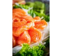 Journal: 6x9 Sushi Paperback Notebook with 100 Lined Pages to Record Your Daily Thoughts and Experiences