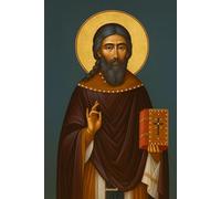 Journal: A Greek Orthodox Christian Lined Notebook Featuring the Icon of Saint Raphael