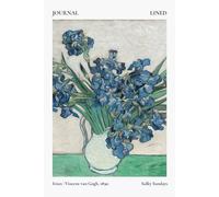 Journal: Aesthetic Notebook | Blank Diary | 6x9'' | 120 Pages | Van Gogh Irises