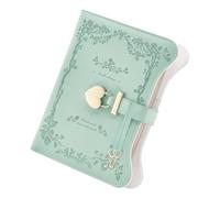 Journal avec Serrure | PU Cuir B6 15x20 cm,Carnet 360 Pages avecs Clé | Journals Secret Mignon pour Femmes, Filles | Agenda Personnel pours Écriture, Idées, Souvenirs, Études, Cadeau Élégant