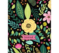Journal: Brightly coloured, floral notebook | 120 pages, 7.5 X 9.25"