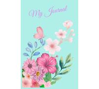 Journal by Allegri Colori - light green cover with decorative elements and a delicate detail of writing - 124 pages