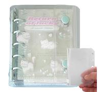 Journal Cover - M5 Clear Pvc Organizer for School and Office Use | Transparent Protective Case, Reusable Notebook Sleeve for Teen Girls Boys Women Home Travel Classroom or Study, 12.6x9.6cm Clear