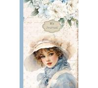 Journal: Edwardian Ladies Notebook, 6" x 9", 110 lined pages, Suitable for adults, students, teens.