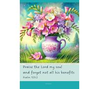 Journal for Women with Bible Verse, Christian Floral Notebook: Blessed is she who believed
