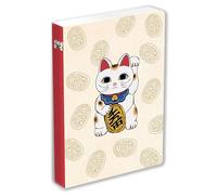 Journal Lucky Cat - Maneki Neko: Blank Lined 144 Page A5 Notebook