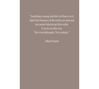 Journal/ Notebook for Motivational Thinking, Daily Meditation, Goal Journaling, Prayer, For Women & Men: Notebook Perfect for Journaling Daily, ... Inspirational Quote on Cover Albert Einstein