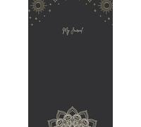 Journal Notebook, Hardcover Line notebook for Work and Note Taking, Journal for writing, 180 Pages, 6"x9", Moon