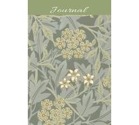 Journal Notebook Jasmin: Elegant Floral Pattern Journaling Notebook, 110 Pages Lined Paper for School, Office, Home, 6 X 9