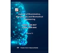 Journal of Biomimetics, Biomaterials and Biomedical Engineering Vol. 73