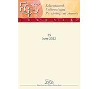 Journal of educational, cultural and psychological studies (ECPS Journal) (2022). Vol. 25