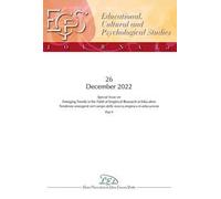 Libri Journal Of Educational, Cultural And Psychological Studies (ECPS Journal)
