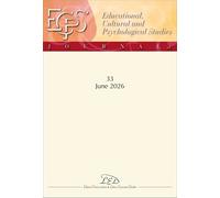 Journal of educational, cultural and psychological studies (ECPS journal) (2026)
